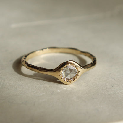 The Asrai Ring | Diamond, 14k Gold