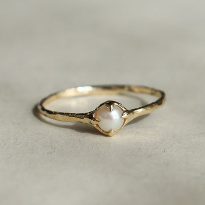 Mini Pearl | Pearl, 14k Gold