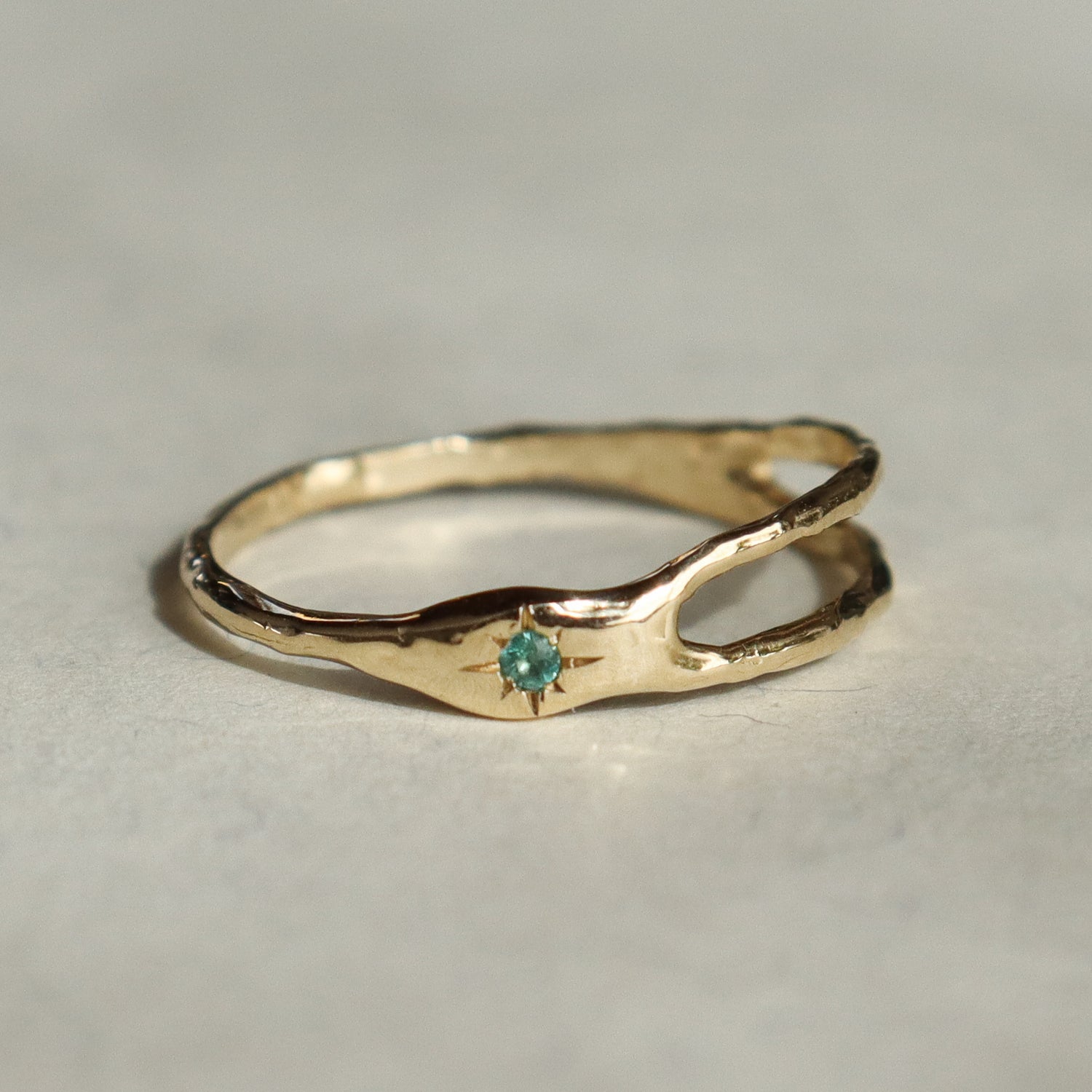 The Shooting Star Ring | 14k Gold