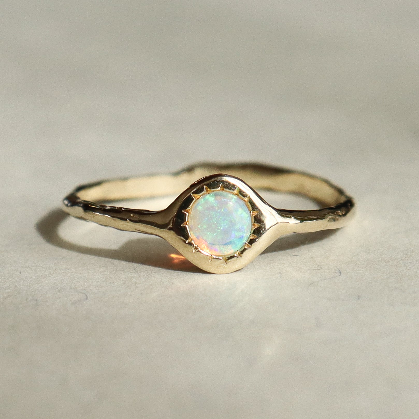 The Asrai Ring | Opal, 14k Gold