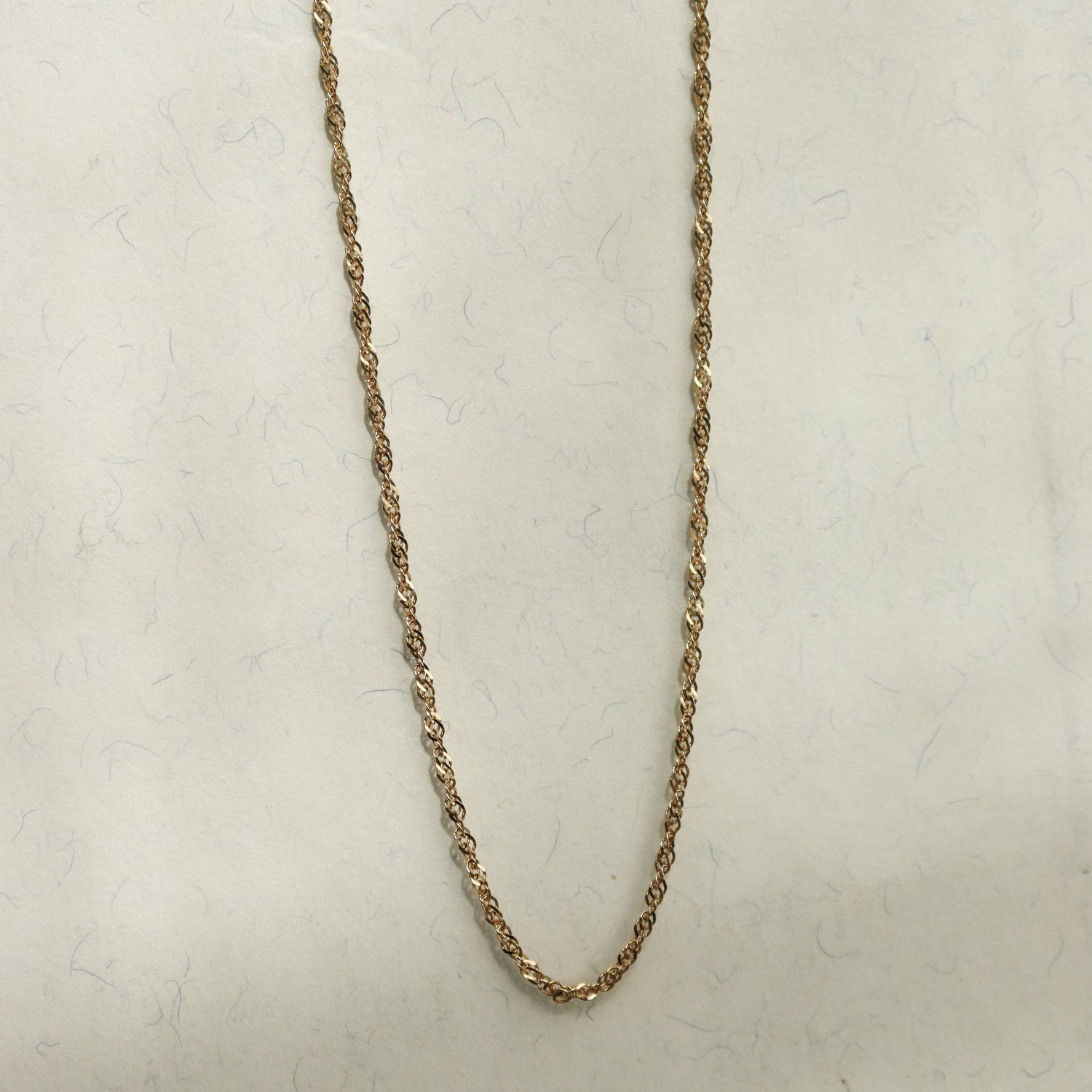 Vintage Twist Chain | 14k Gold