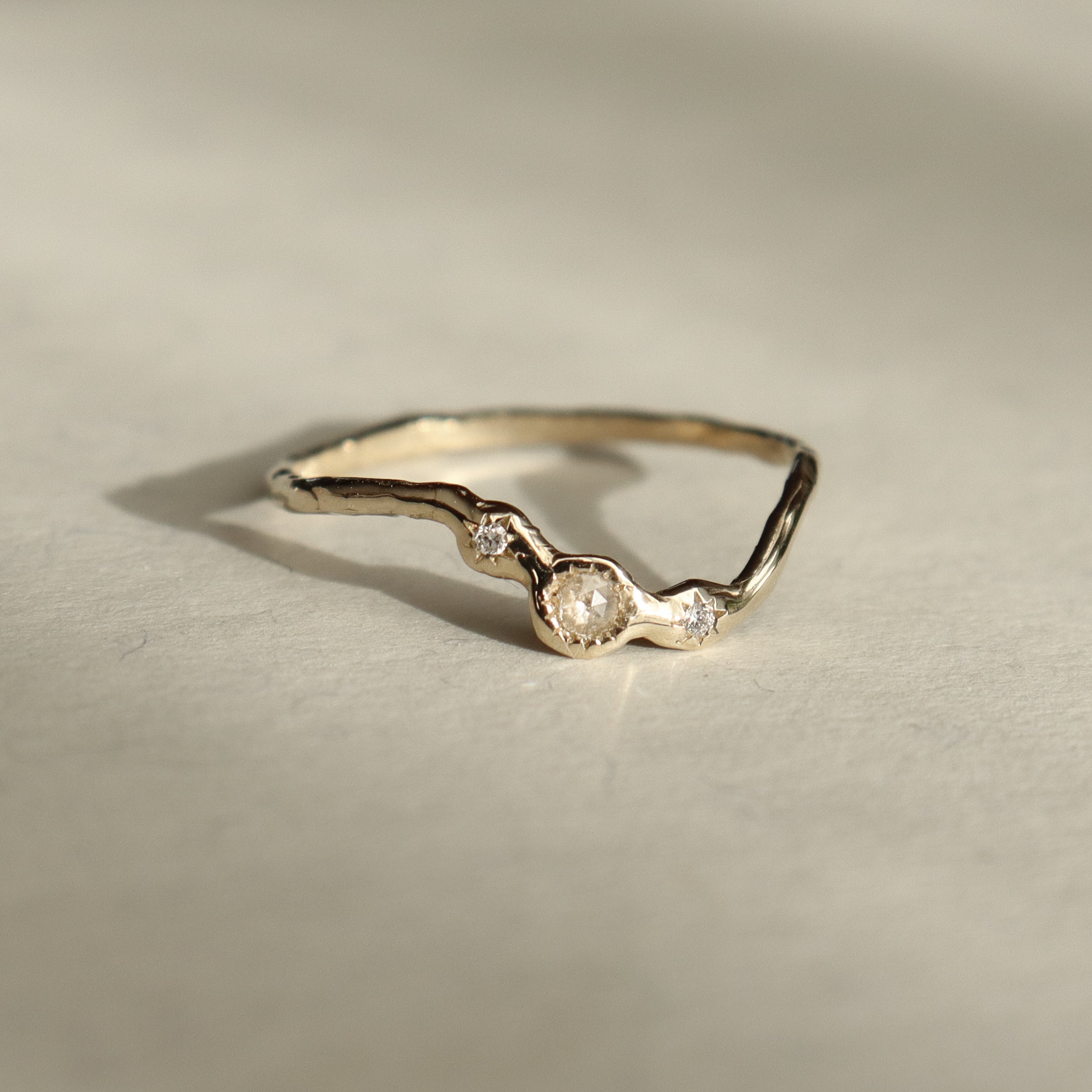 The Mist Band | Diamonds, 14k gold