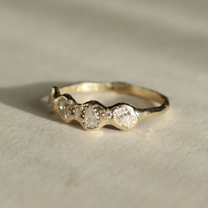 Lucinda Band | Pear Diamonds, 14k Gold