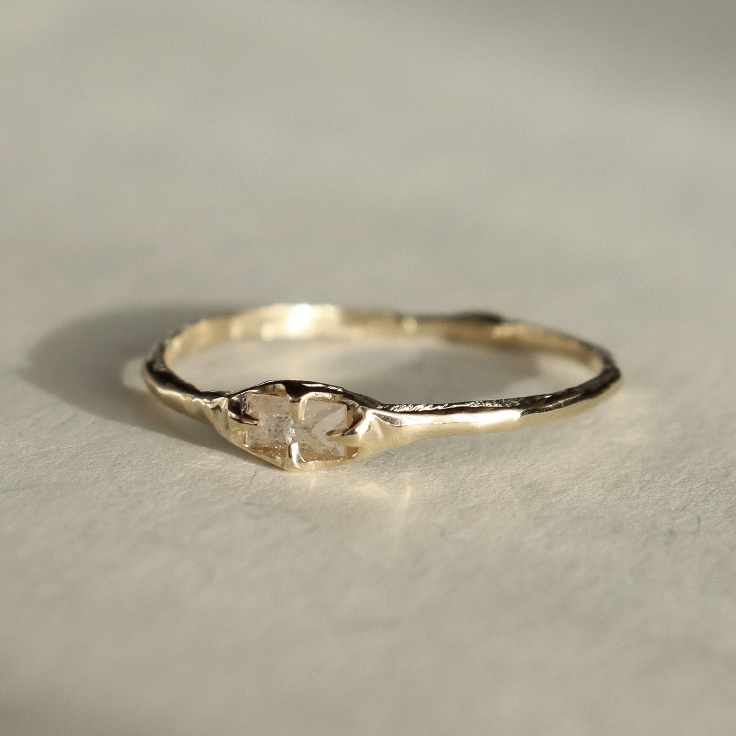 Ivy Ring | Icy Baguette Diamond, 14k Gold