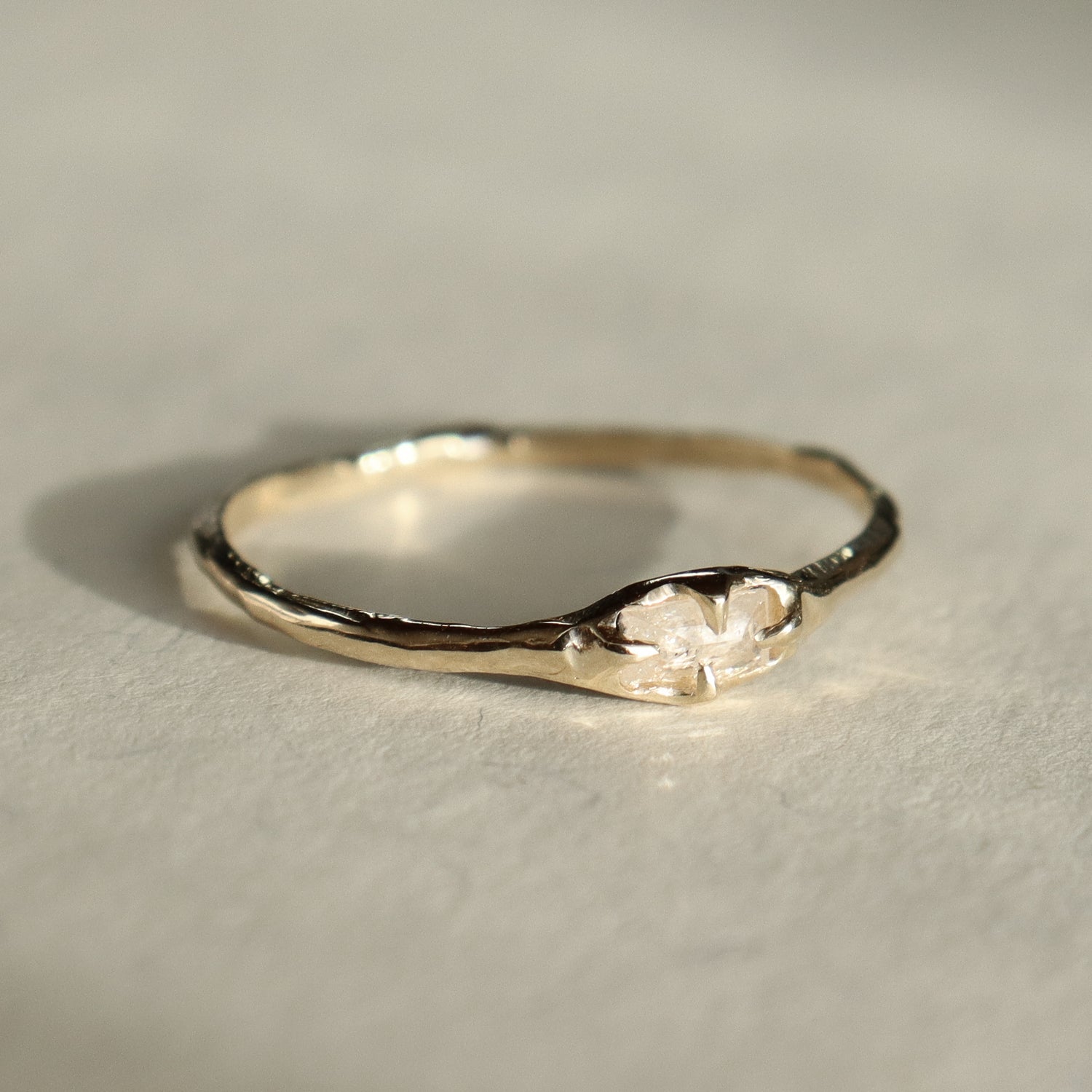 Ivy Ring | Icy Baguette Diamond, 14k Gold