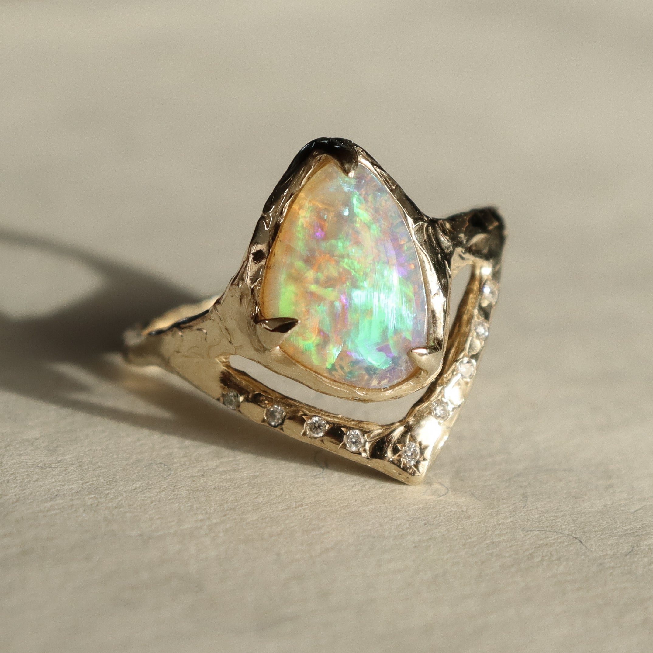 Keeper of Dreams Ring II | Opal, 14k Gold