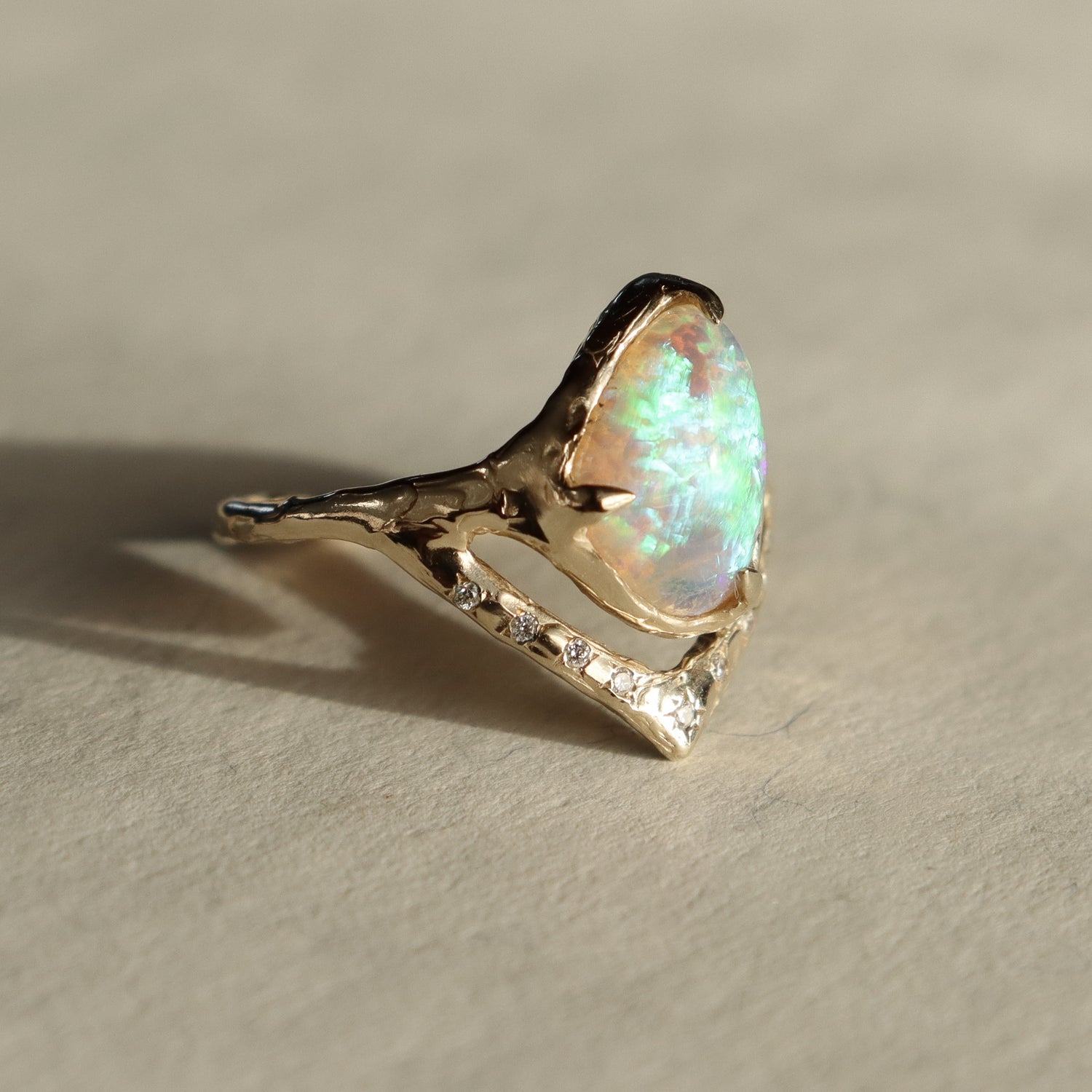 Keeper of Dreams Ring II | Opal, 14k Gold