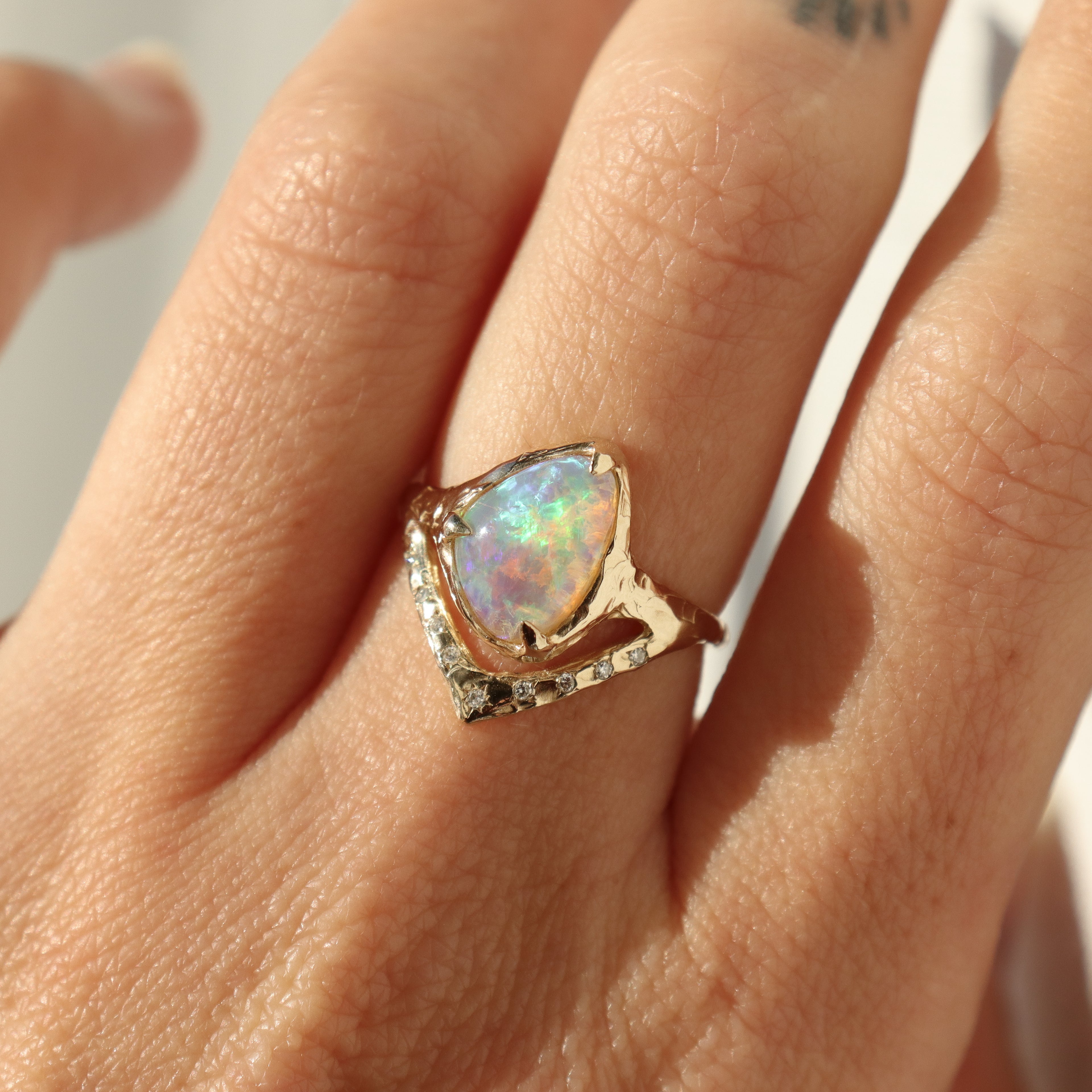 Keeper of Dreams Ring II | Opal, 14k Gold