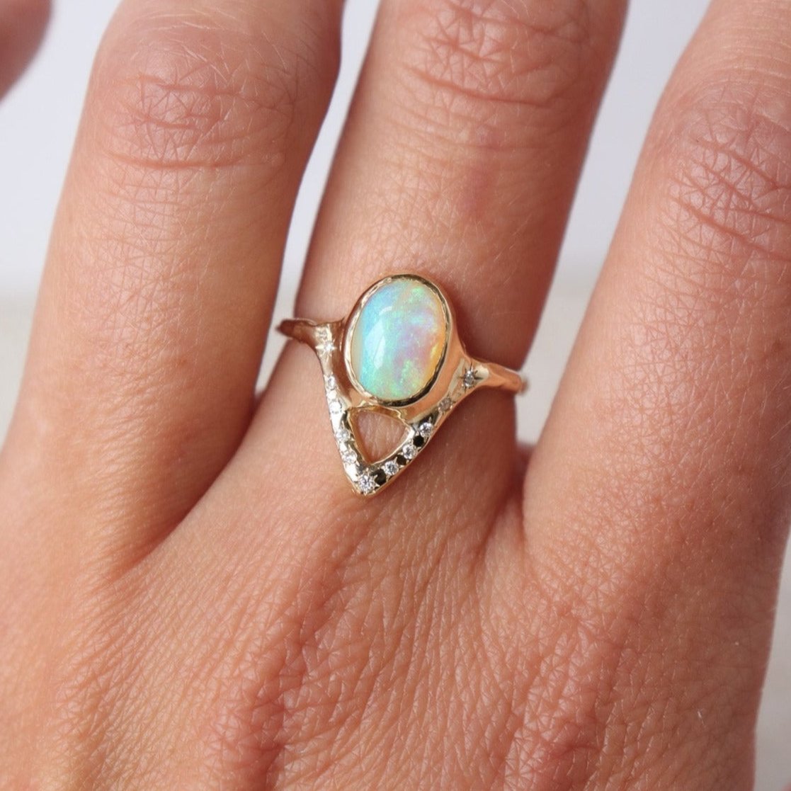 Designer opal deals rings