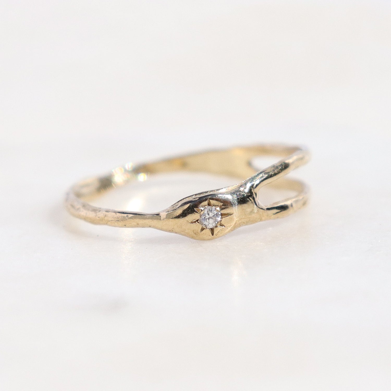 The Shooting Star Ring | 14k Gold