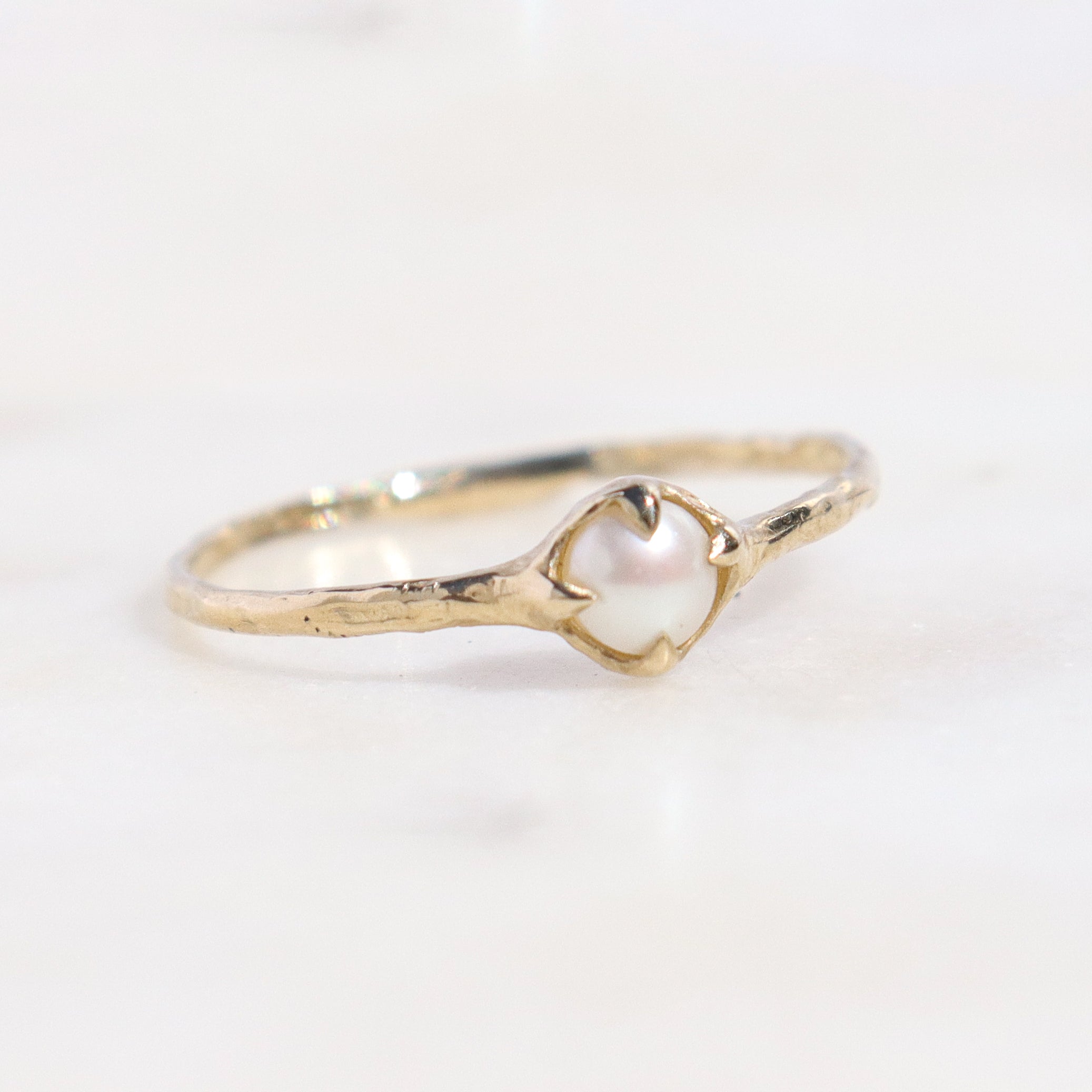 Mini Pearl | Pearl, 14k Gold