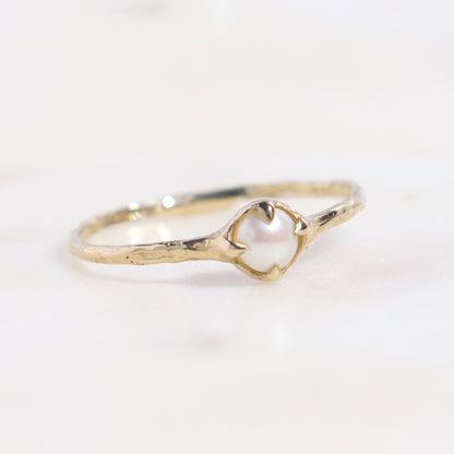 Mini Pearl | Pearl, 14k Gold